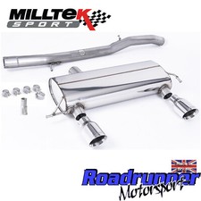 Milltek Audi TT 1.8T Quattro Exhaust System Cat Back Non-Res 180/225bhp SSXAU429
