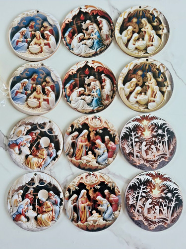 12pcs set mary jesus nativity - set,