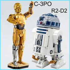 NEW Star wars Star MOC Robot C-3PO 75398 R2-D2 Union Bricks