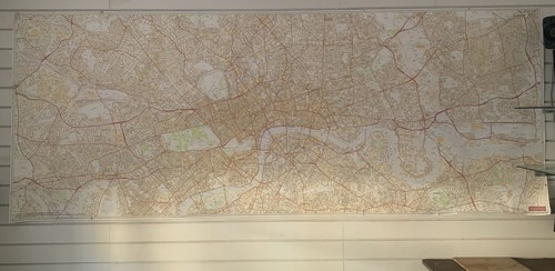 Panoramic map london - panoramic, of