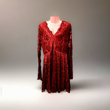 Ladies Boohoo Burgundy Wine