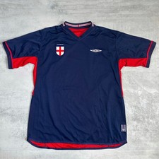 Vintage England Umbro Reversible Shirt Navy & Red Men's XXL 2000s Retro