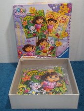 DORA THE EXPLORER - 3 JIGSAW PUZZLES IN A BOX (RAVENSBURGER) - 3+ - COMPLETE