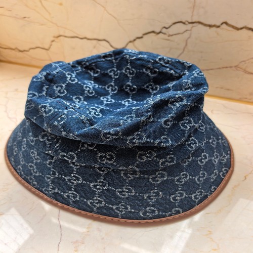 Gucci denim bucket - gg,