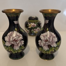 Chinese Cloisonne Pair of