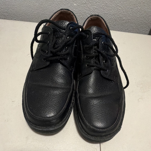 Clarks men black leather - men's,