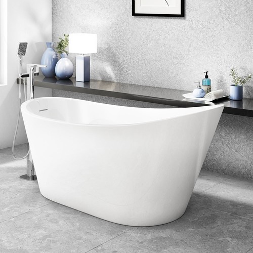 Matt white freestanding modern - matt,