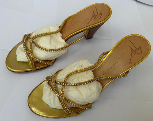 Giuseppe zanotti gold metallic - zanotti,