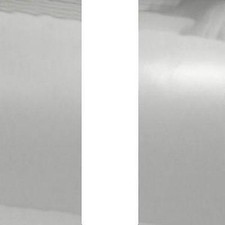 CHROME Effect Bonnet Stripes Viper Style 3m(10') x12.5cm(5") fits FIAT (05)