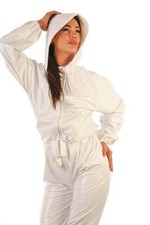 PVC Full Suit Rain Suit Rubber Size M-2XL White