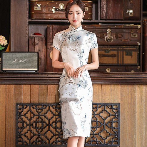 New chinese white blue - new, blossom