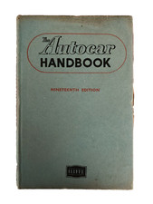 The Autocar Handbook 19th Ed'