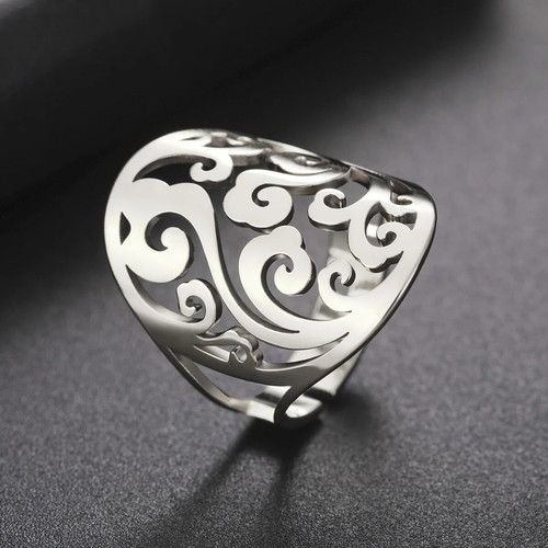 Open filigree swirl spiral - swirl,