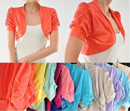 Ruched short sleeve cropped - ruched,