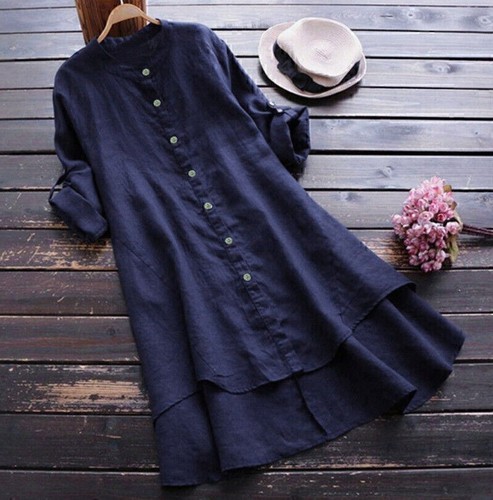 Plus size womens cotton linen - plus,