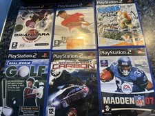 six PlayStation 2 (PS2) video