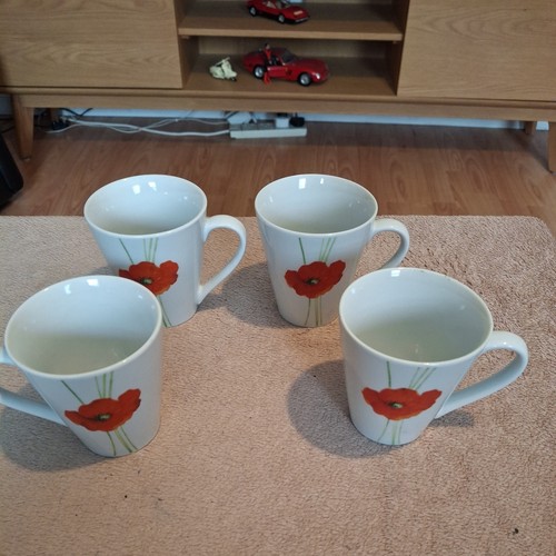 Rayware alpine poppy mugs - mugs,