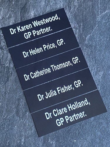 Personalised plaque metal - personalised,