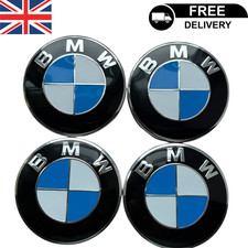 SET OF 4 BMW WHEEL CENTRE CAPS