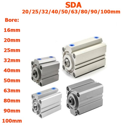 Sda20 100mm bore thin - sda20/25/32/40~100mm,
