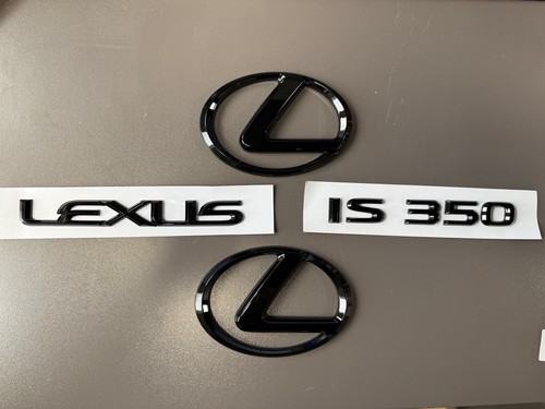 Lexus gloss black emblem - lexus, badge