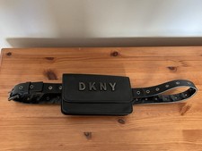 DKNY Black Logo Belt Bag