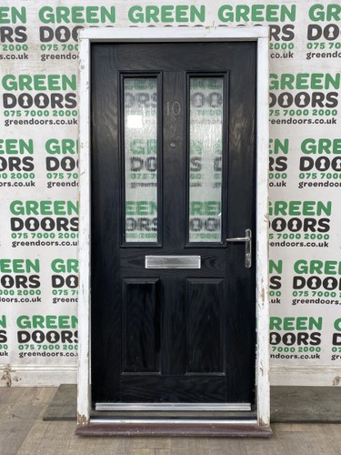 Used composite front door - front,