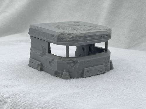 Tabletop gaming terrain bunker - tabletop,