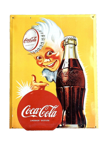 Coca cola advertising - advertising, sign