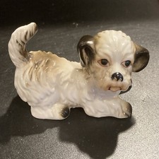 Vintage Shih Tzu Puppy Ceramic Small Figure