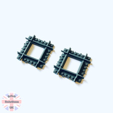 (L-Gauge) LEGO Compatible Train Track - Small 90 deg. Crossover (2 Pack)