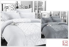 Duvet Cover Set Damask Velvet Jacquard Diamante Quilt Covers Luxury Bedding Sets