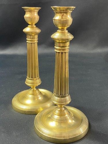 Pair candle holders xix - candle,