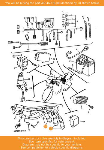 Yamaha plug cap assy - cap,