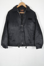 Schott NYC Vintage Security Jacket Black Bomber Jacket Type: 978-31 Size Small