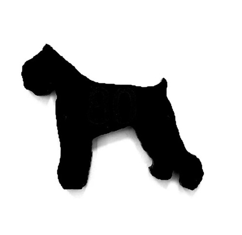 Black russian terrier dog - russian,