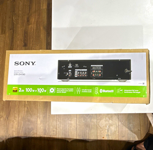 Sony str dh190 stereo receiver - sony,