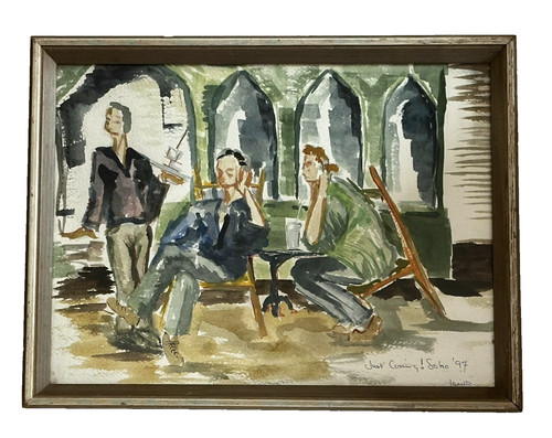Charming watercolour painting - watercolour,