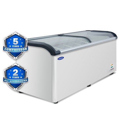 Curved top display - curved, freezer​