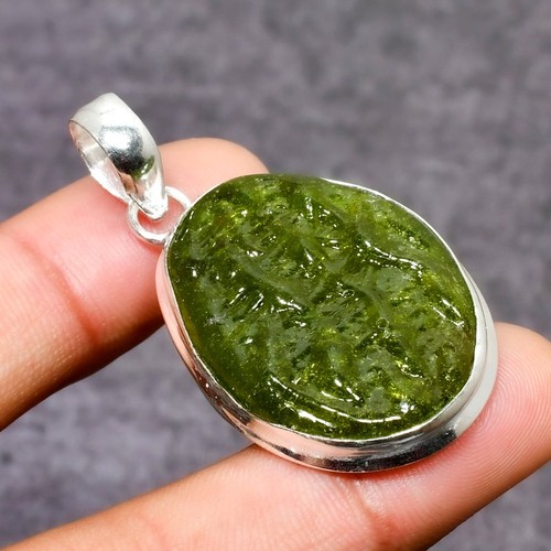 Moldavite quartz gemstone 925 - moldavite,
