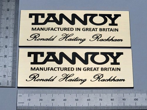 Tannoy rhr speaker badge logo - rhr,