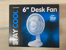LLoytron 6" Desk Fan White