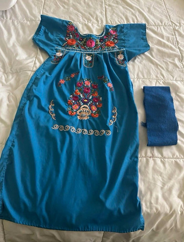 Handmade girls blue mexican - handmade,