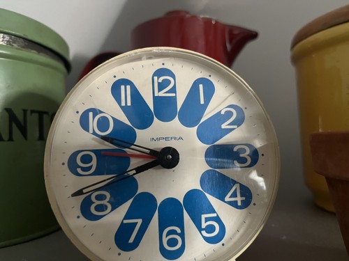 Vintage spanish imperia alarm - spanish,