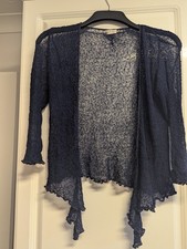 Minuet Petite navy cardigan