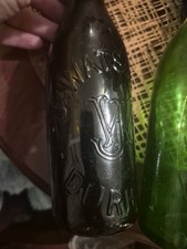 Old Glass Bottles  X 4