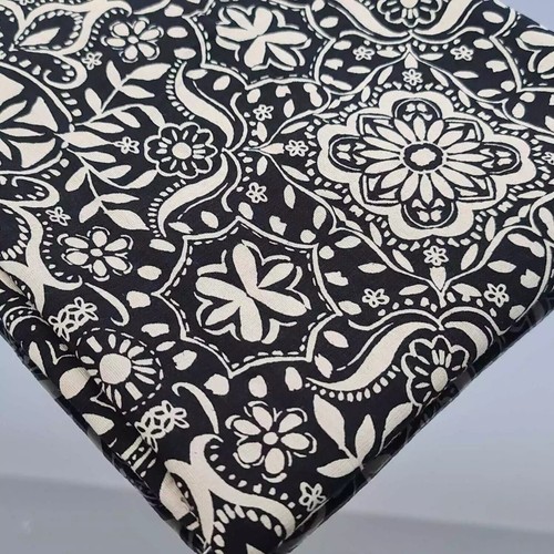 Viscose challis fabric mandala - challis,