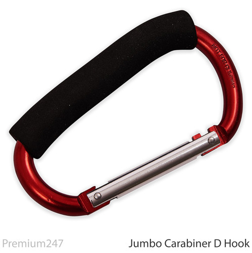 Carabiner jumbo spring clip - carabiner,