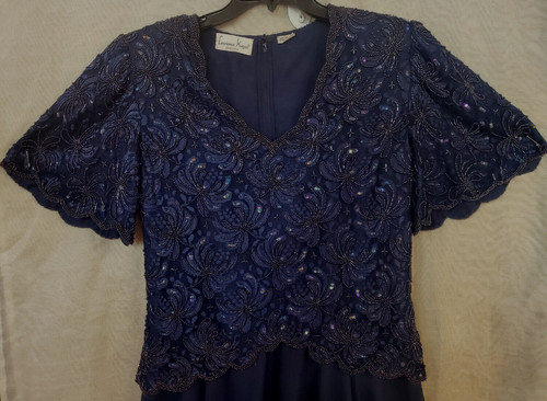Vtg laurence kazar navy blue - vtg,
