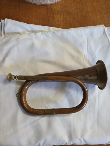 Bugle well used old - bugle,